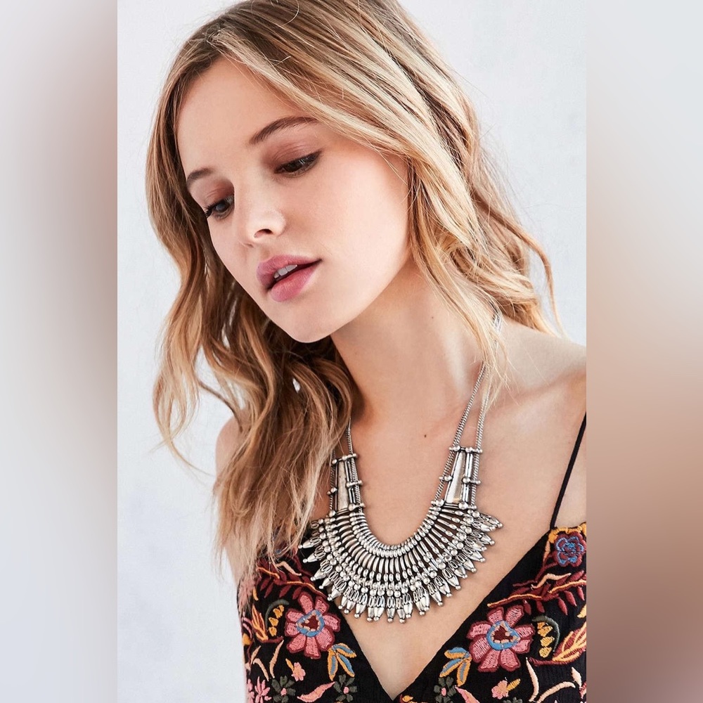 Urban Outfitters silver chunky necklace